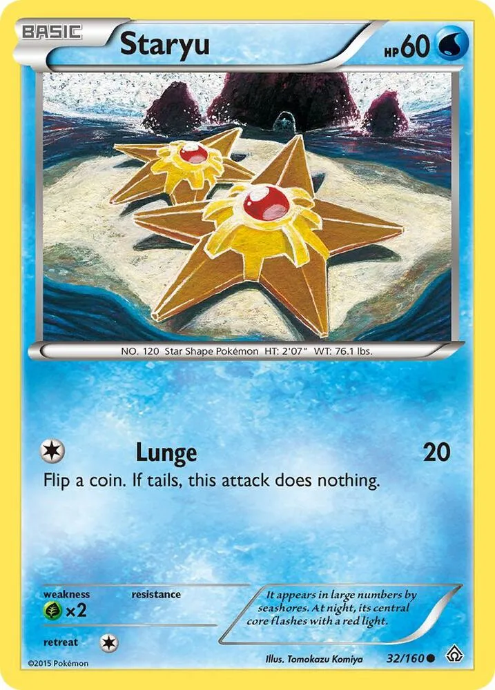 Staryu card front