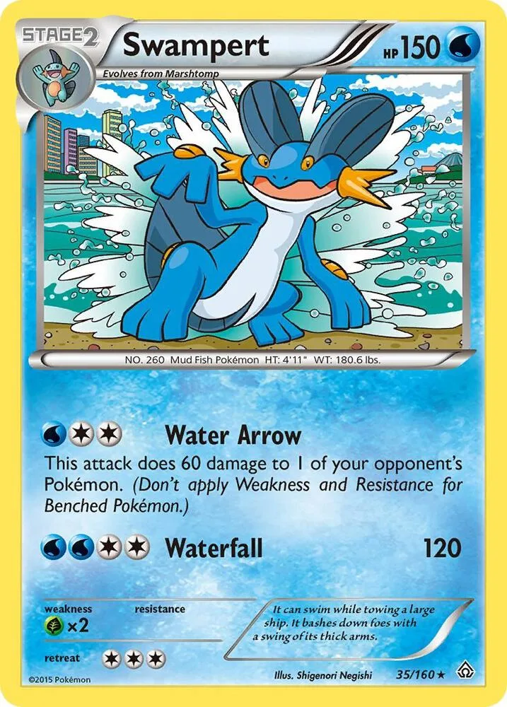 Swampert card front