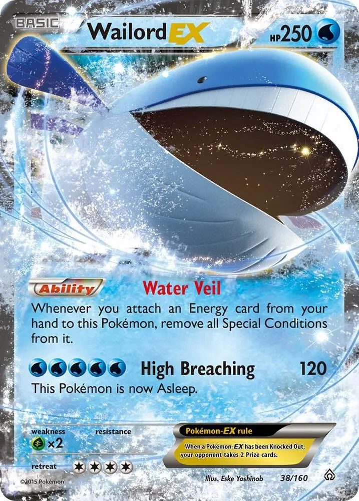 Wailord EX card front