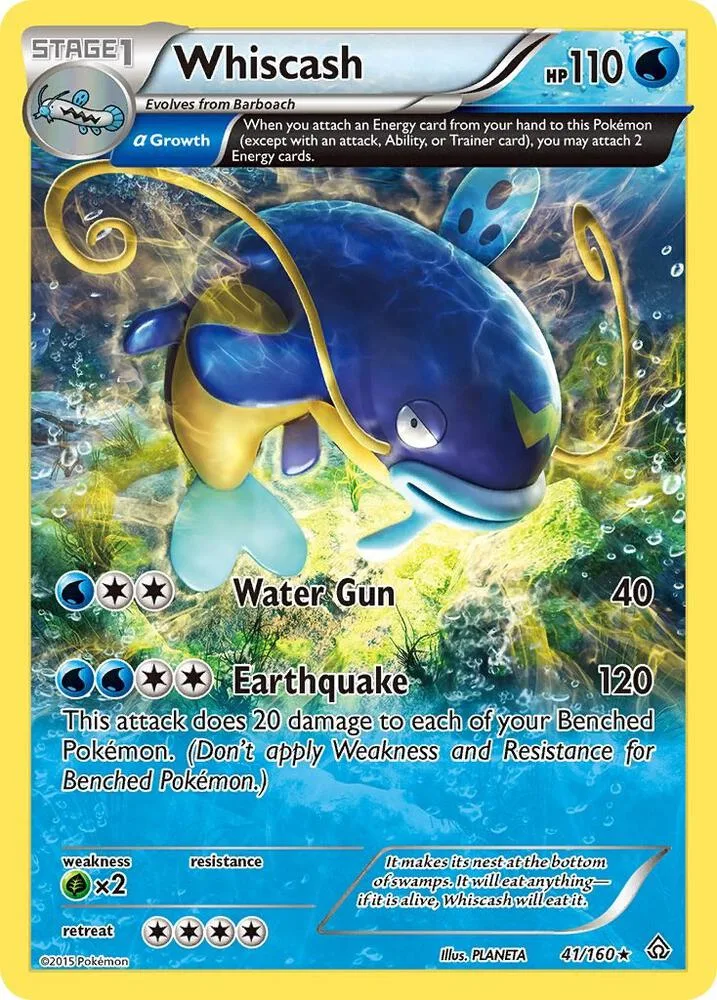 Whiscash (Alpha) card front