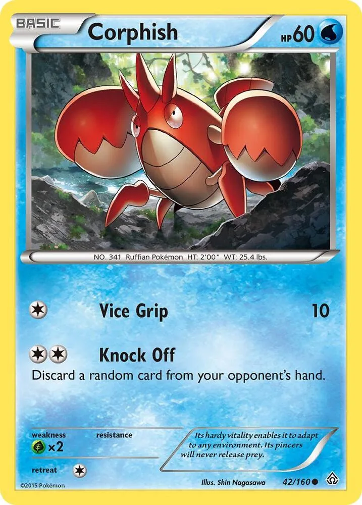 Corphish card front