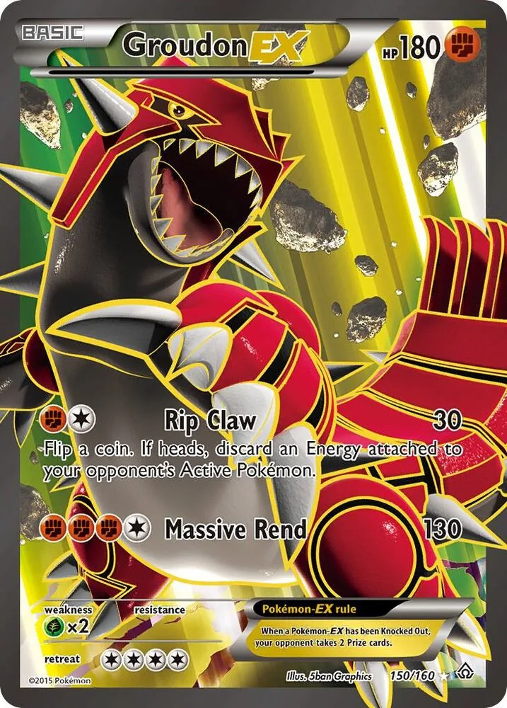 Groudon EX (150 Full Art) Holofoil card