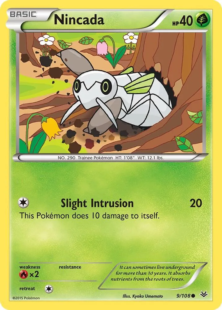 Nincada card front