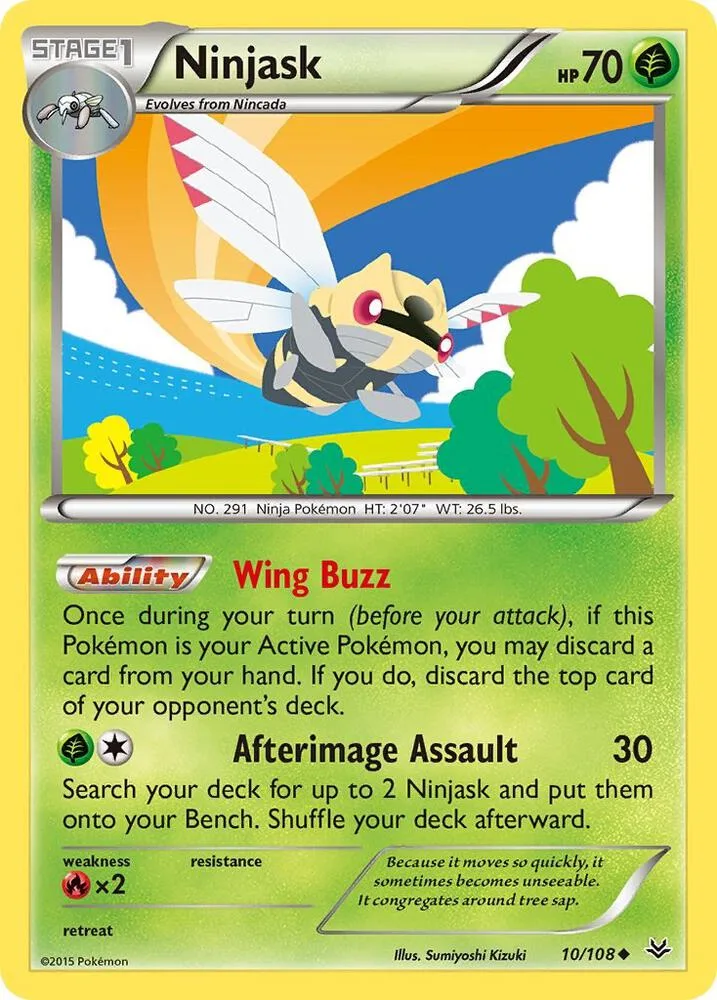 Ninjask card front