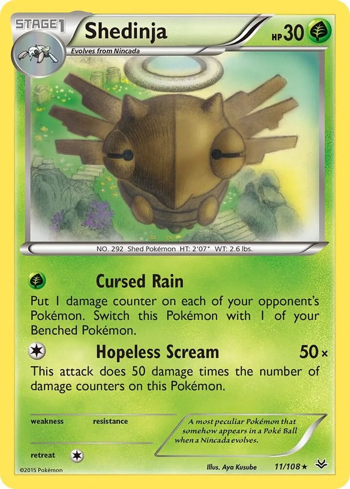 Shedinja card front