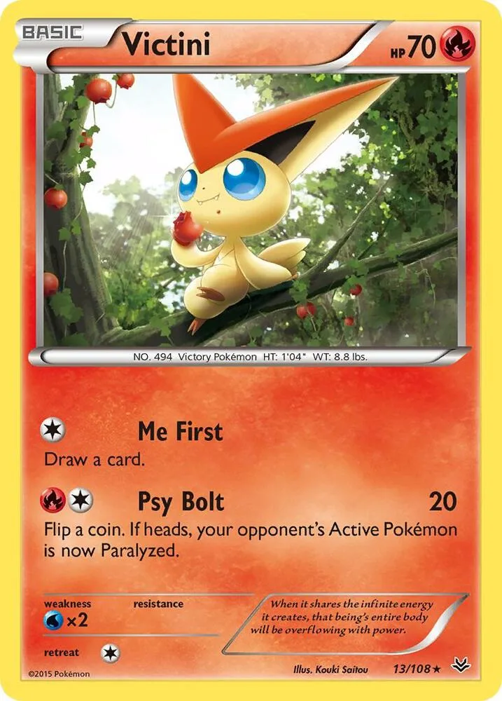 Victini card front