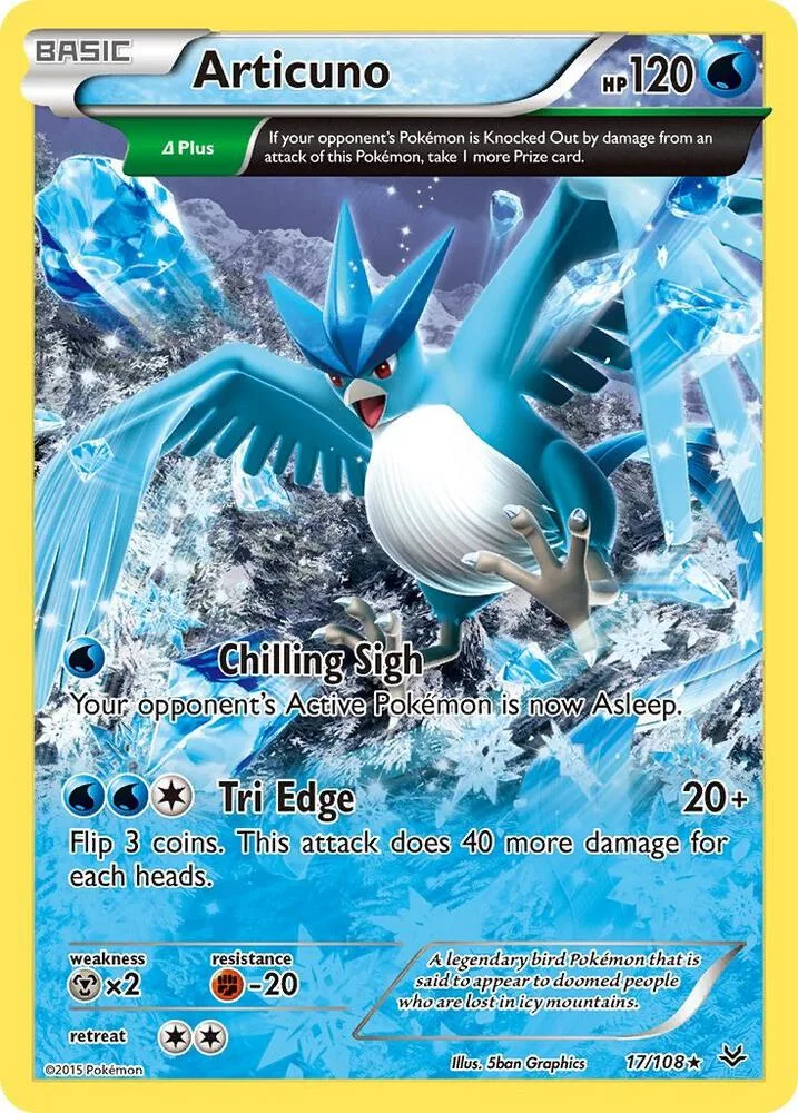 Articuno (17 Delta) card front