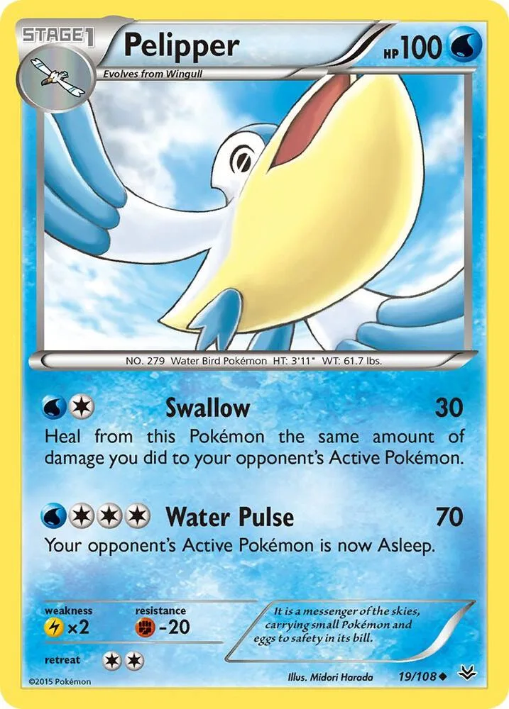 Pelipper card front