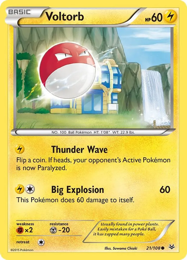 Voltorb card front