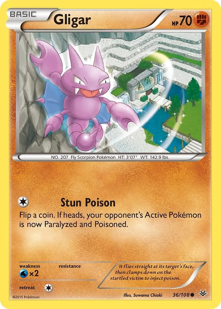 Gligar card front