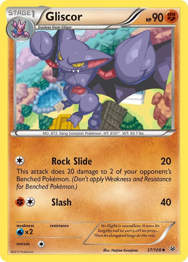 Gliscor card front