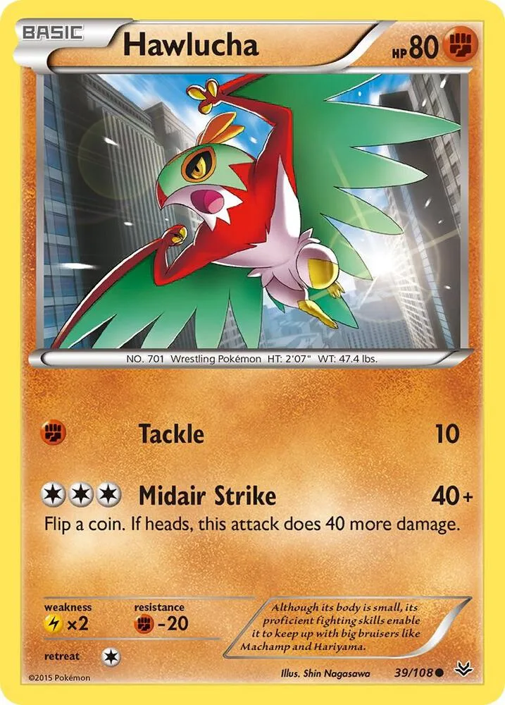 Hawlucha card front