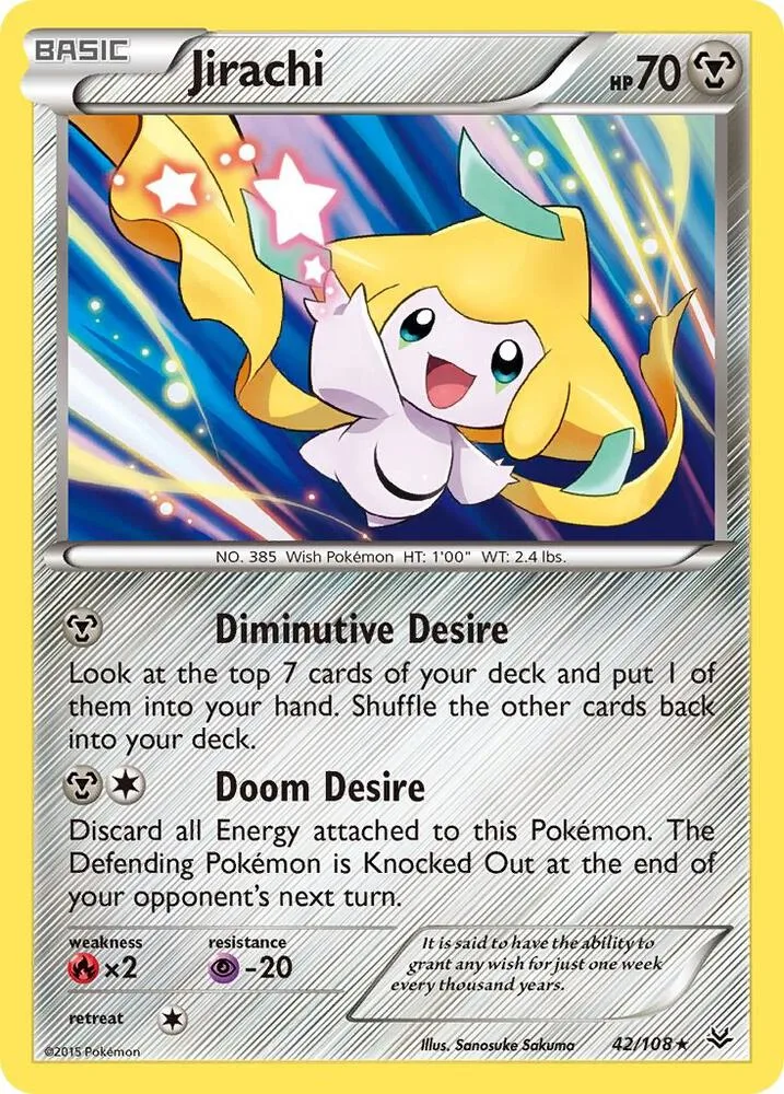 Jirachi card front