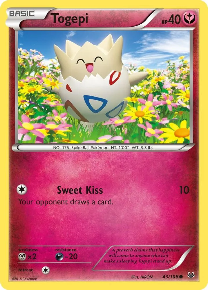 Togepi card front