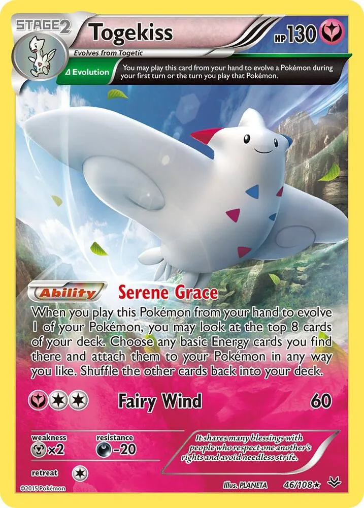 Togekiss (46 Delta) card front