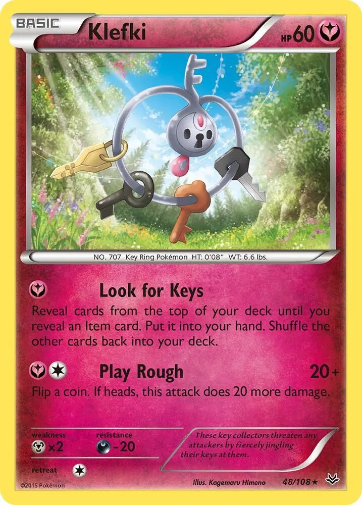 Klefki card front