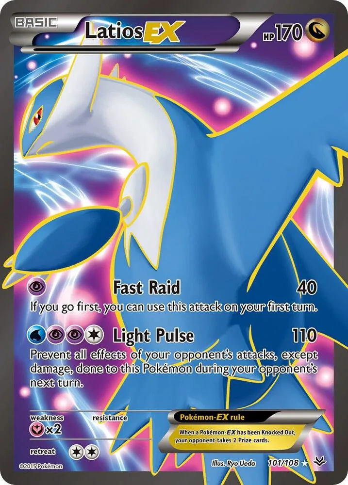 Latios EX (101 Full Art) Holofoil card