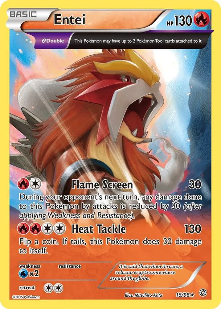 Entei card front