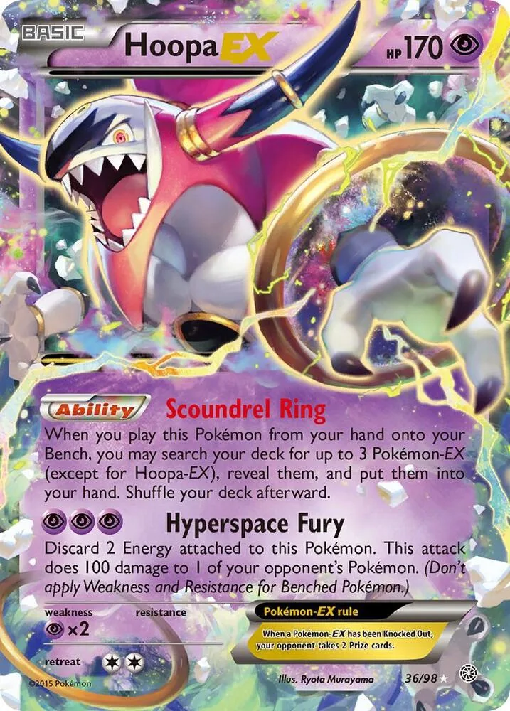 Hoopa EX card front