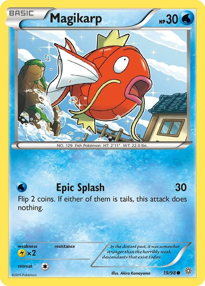 Magikarp card front