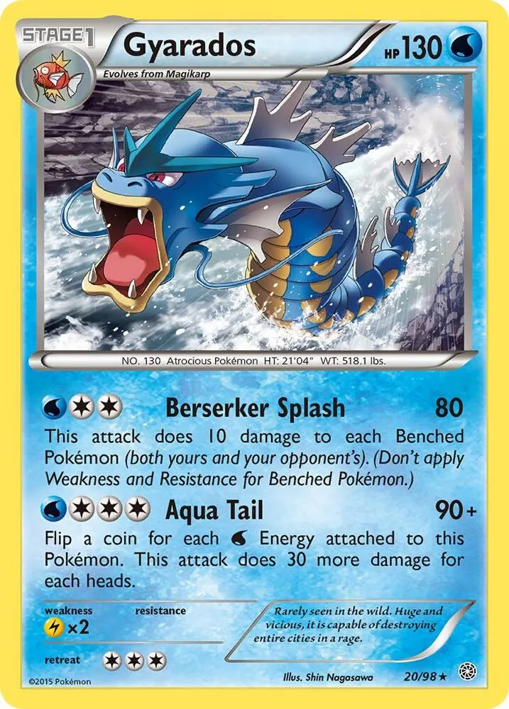 Gyarados card front
