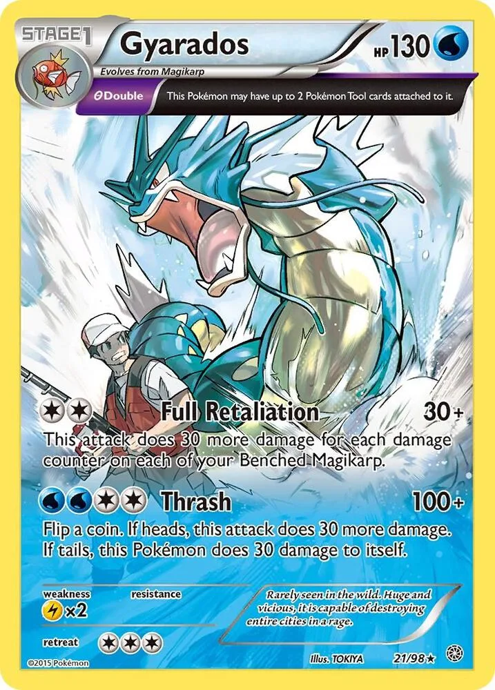 Gyarados card front