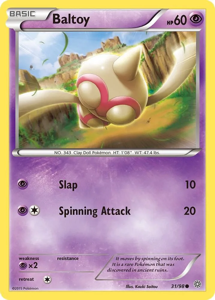 Baltoy card front