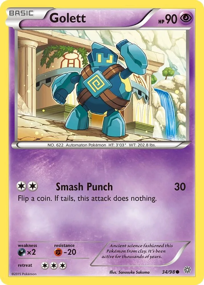 Golett card front