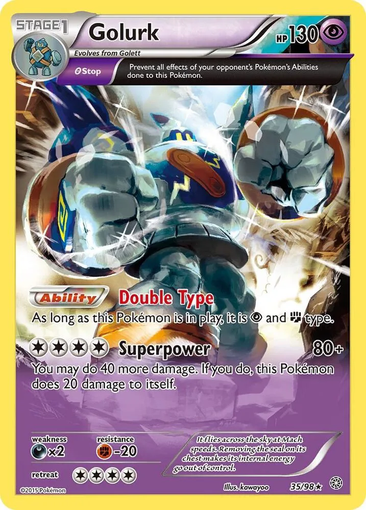 Golurk card front