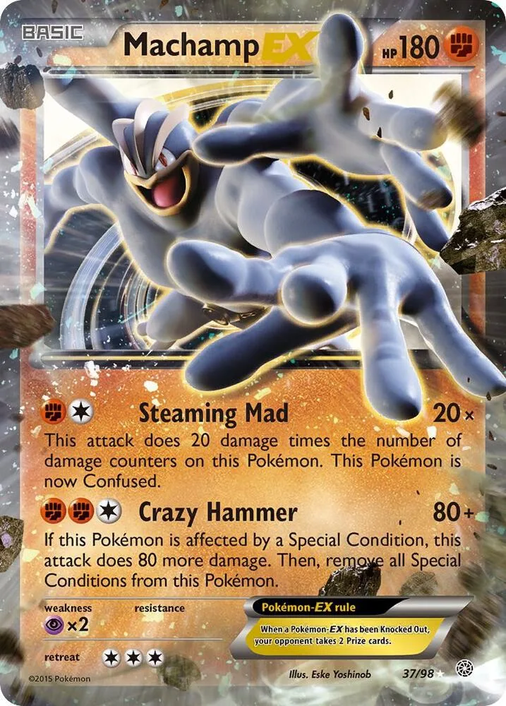 Machamp EX card front