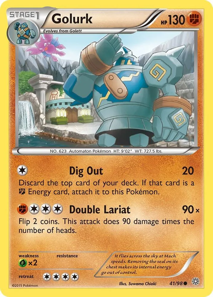 Golurk card front