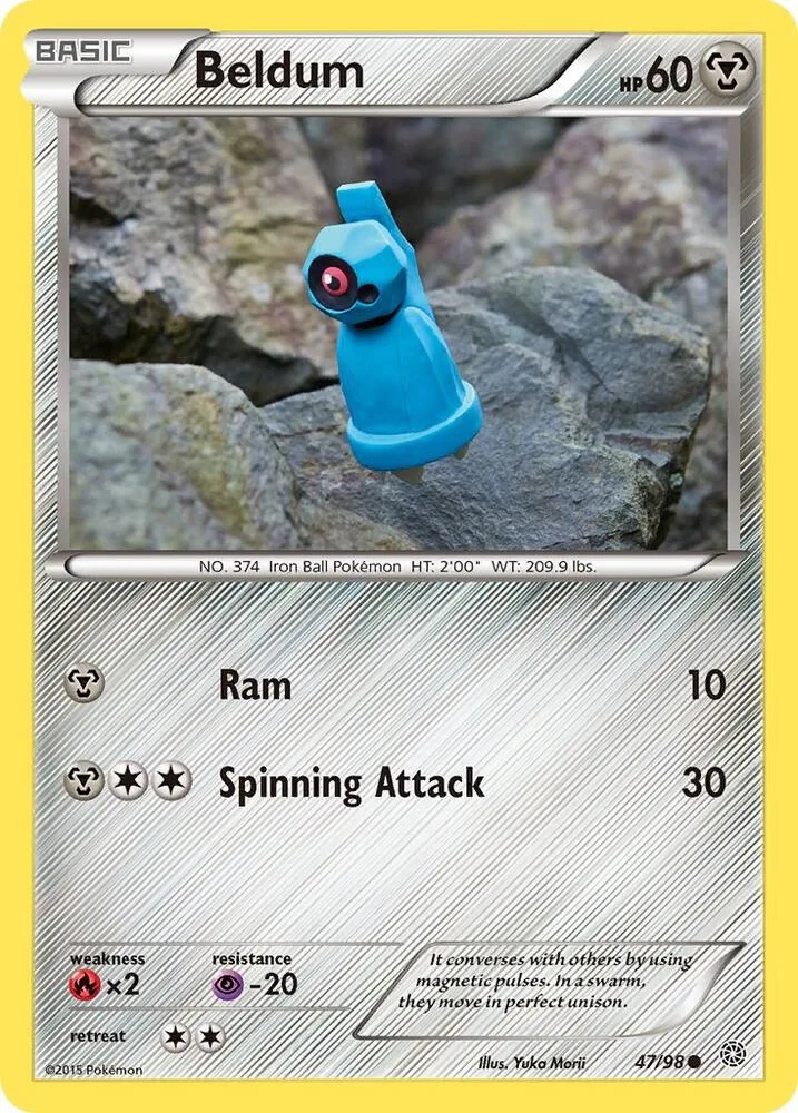 Beldum card front