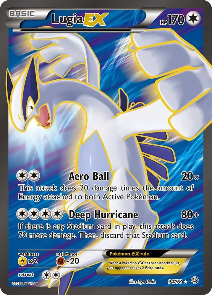 Lugia EX (94 Full Art) Holofoil card