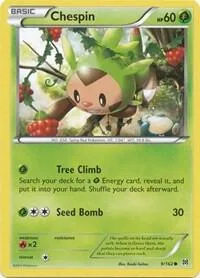 Chespin card front
