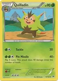 Quilladin card front