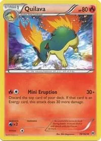 Quilava card front