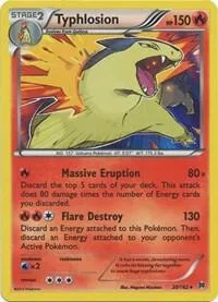 Typhlosion card front