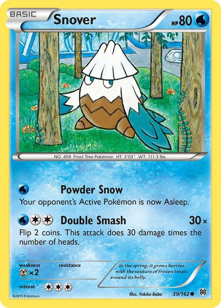 Snover card front