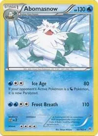 Abomasnow card front