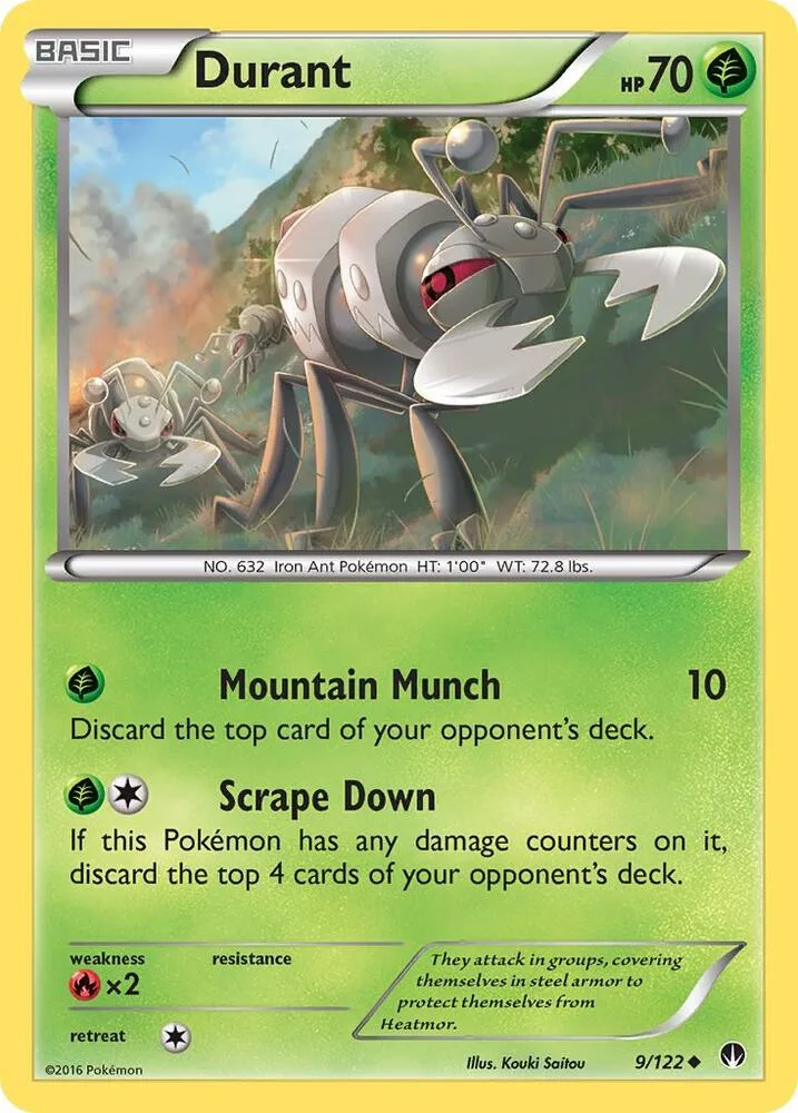 Durant card front