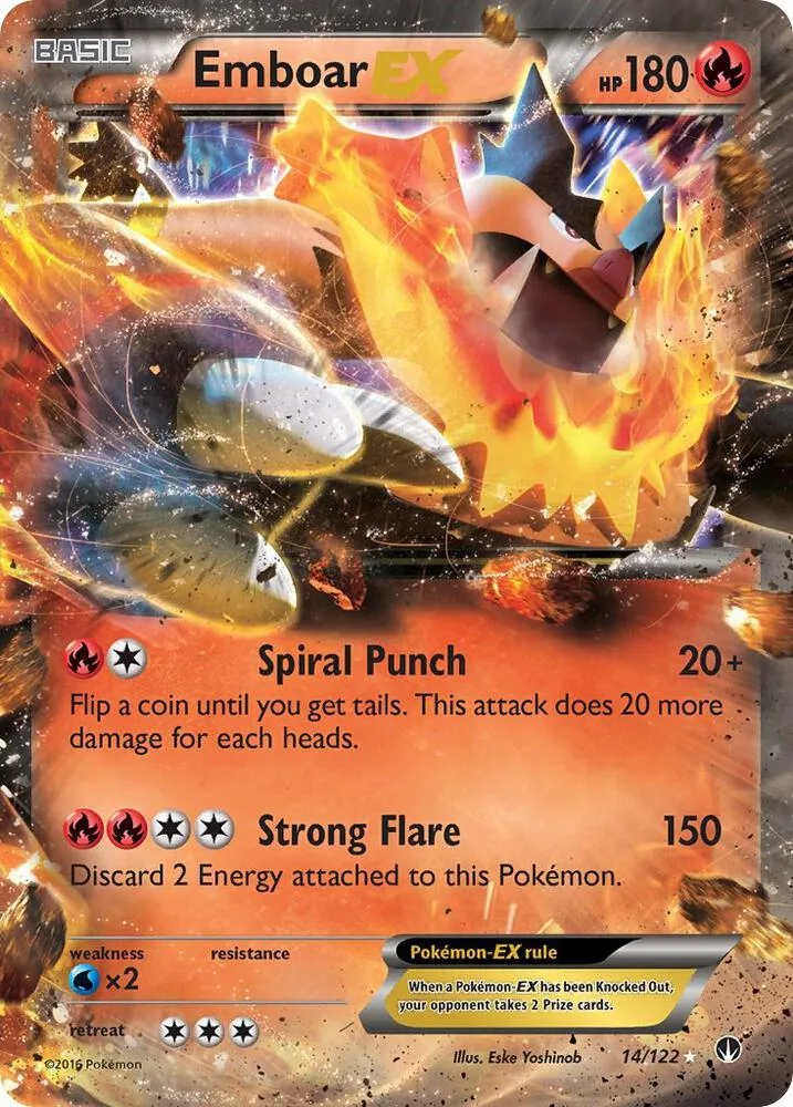 Emboar EX card front