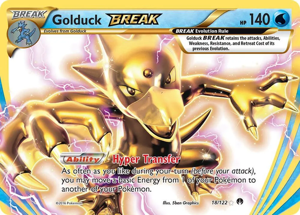 Golduck BREAK card front