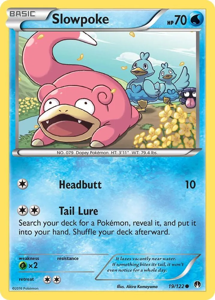 Slowpoke card front