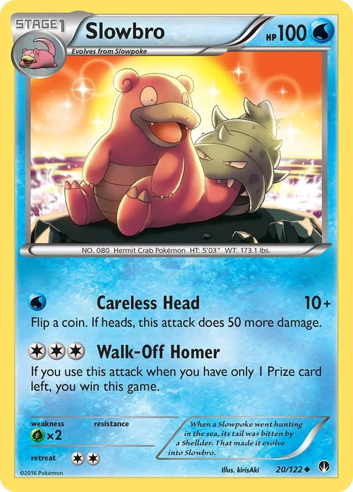 Slowbro card front