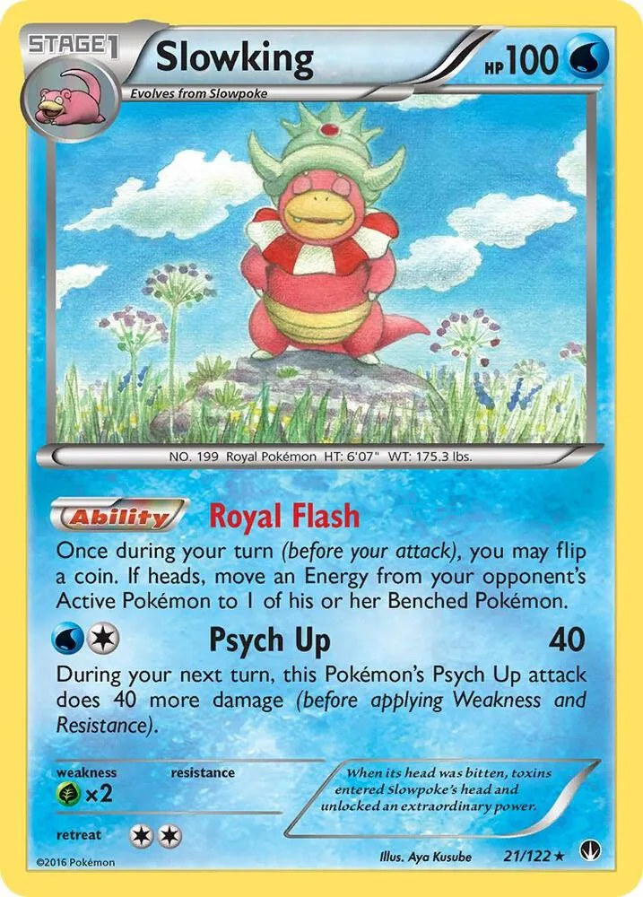 Slowking card front
