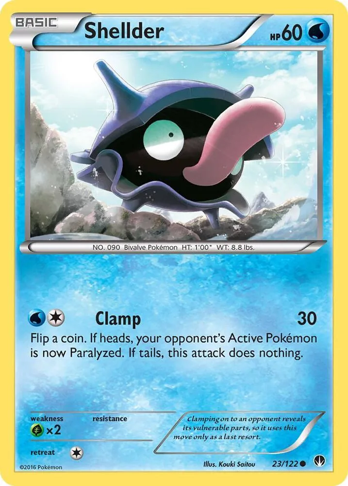 Shellder card front