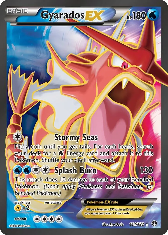 Gyarados EX (Full Art) Holofoil card