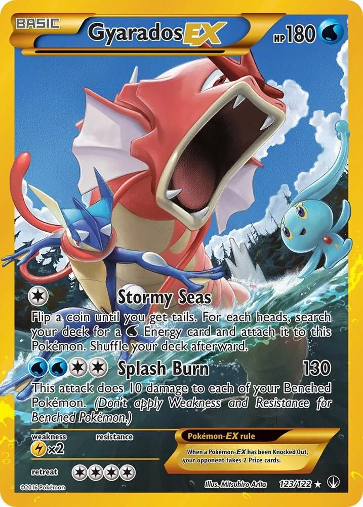 Gyarados EX (Secret) Holofoil card