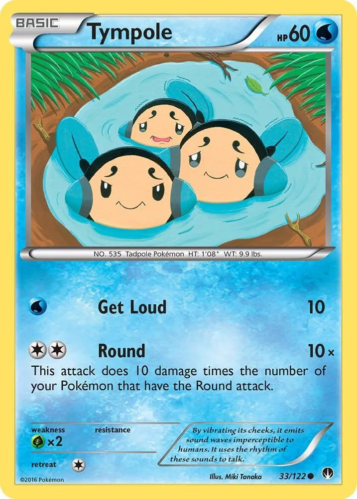 Tympole card front