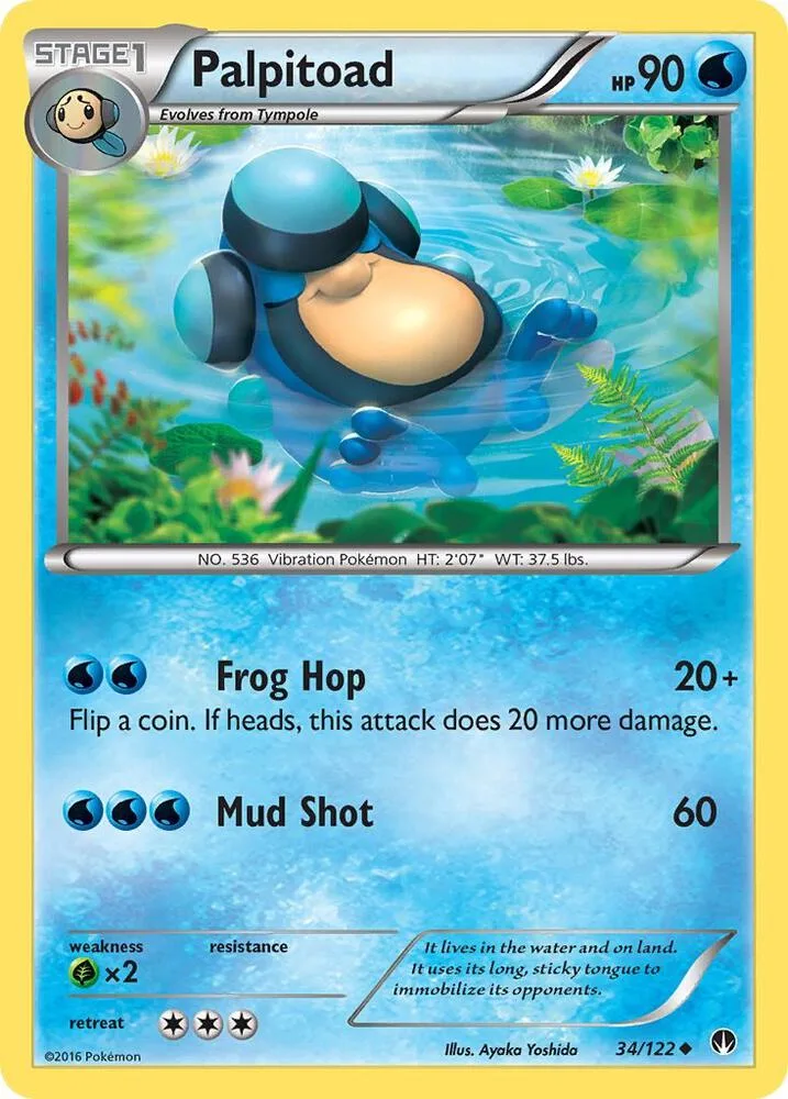 Palpitoad card front